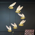 Modern bee pendant light for creative and simple interior decoration