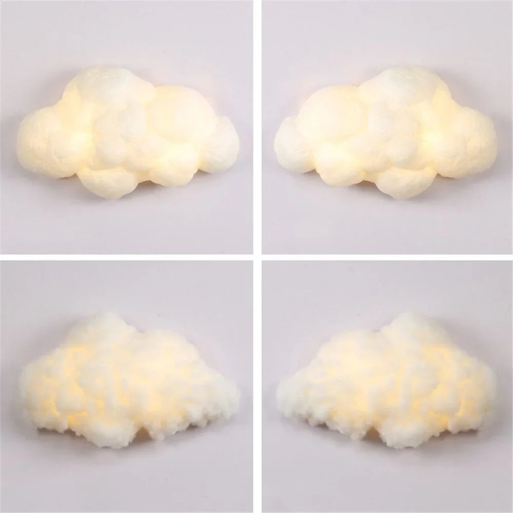 LED wall sconce in imitation decorative silk for children - view 3