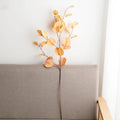 Artificial plant eucalyptus for autumn decoration and DIY arrangements - Champagne