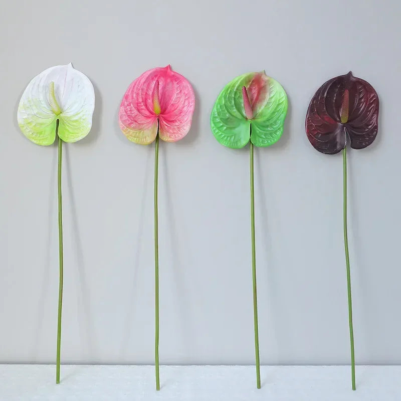 Garden decoration artificial leaves anthuriums for outdoors - view 5