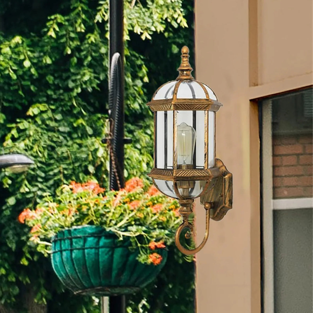 Waterproof vintage wall sconce for decorative exterior - view 4