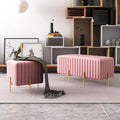 Multifunctional creative Nordic velvet bench for living room and bedroom