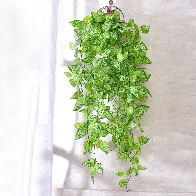 Hanging Artificial Scindapsus Leaf Plant, 105 cm