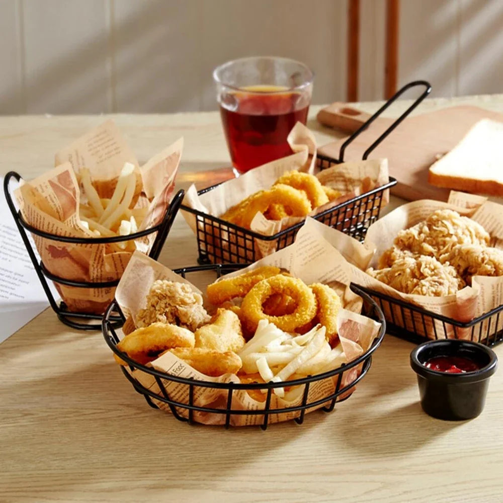Stainless steel fried basket for fried food