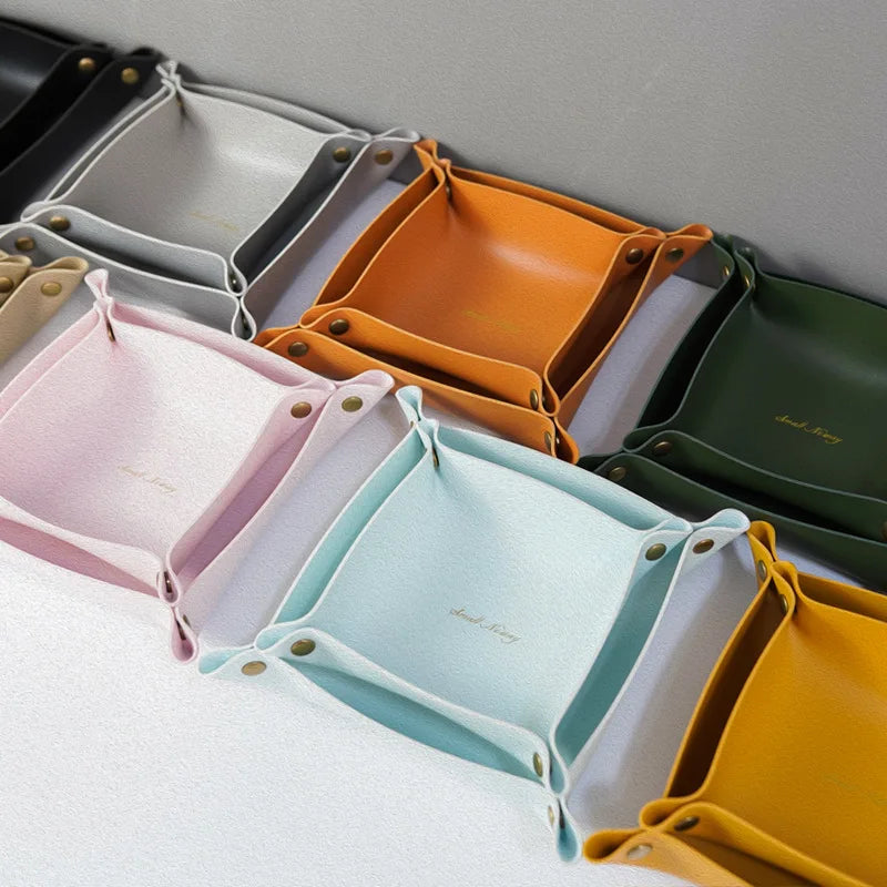 Nordic leather organizer for key office jewelry and cosmetics - view 3