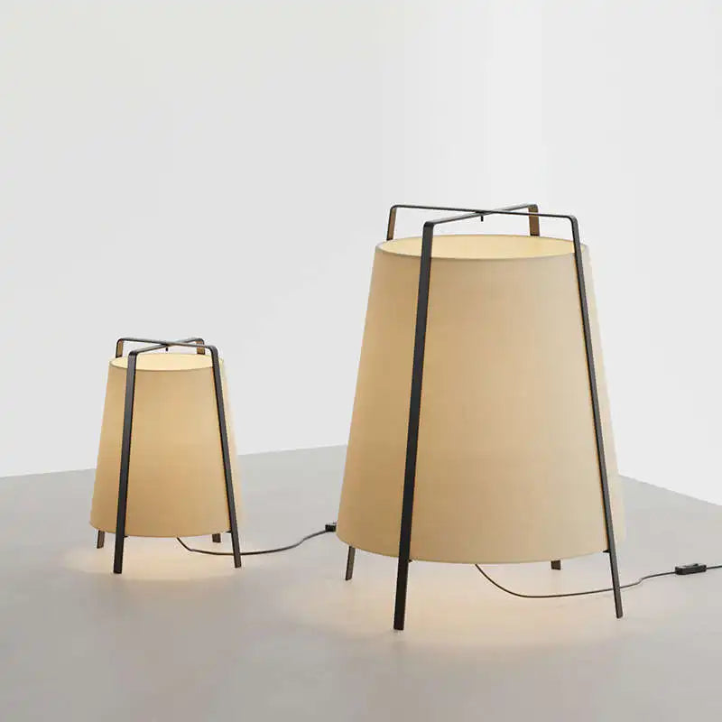 Nordic minimalist floor lamp with creative fabric