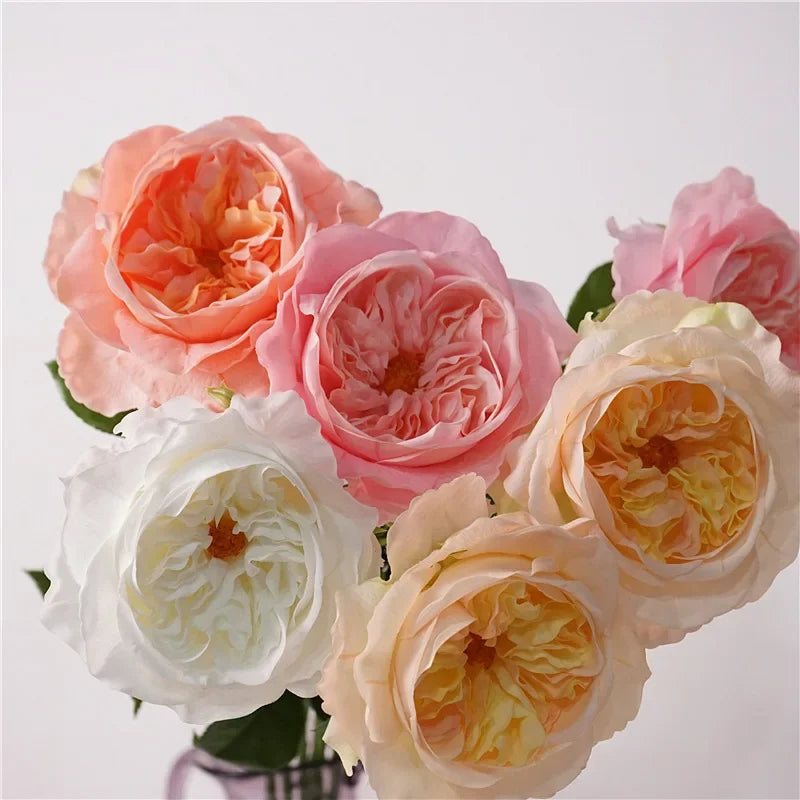 Artificial rose branches with realistic touch for decoration - view 2