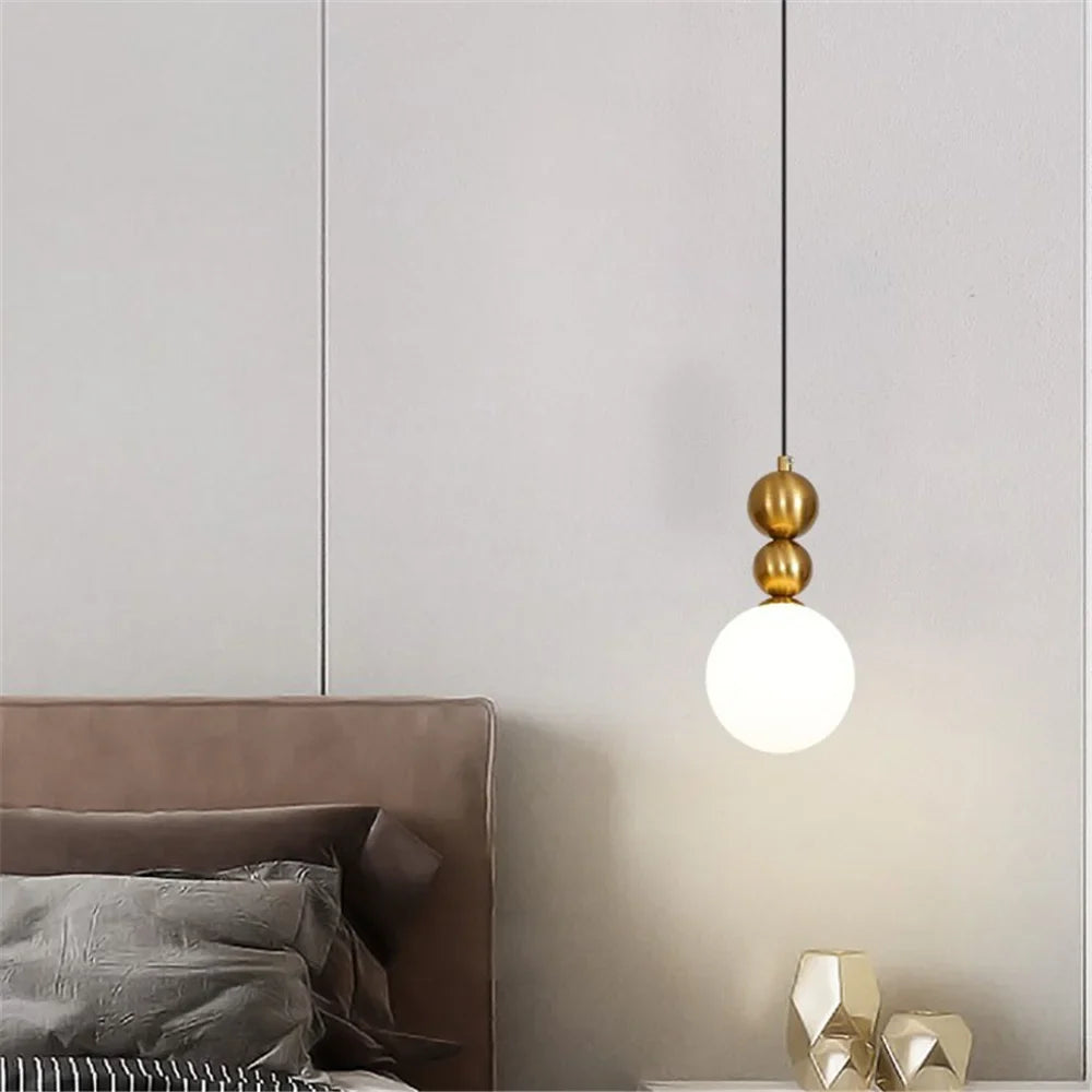 Creative glass pendant light for coffee bar restaurant - view 2