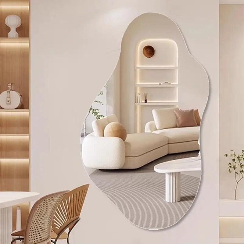 Led smart luxury style wall mirror - No Light / 80x130cm