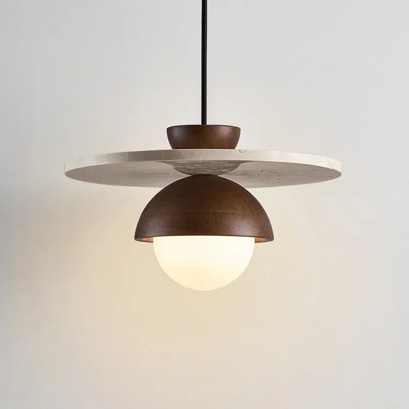 Modern LED during lamp, walnut stone during lamp, bedside lamp, indoor home decoration