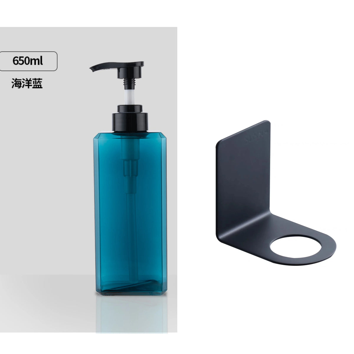 Liquid wall soap dispenser for disinfectant and shower gel - Bleu650