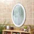 Decorative mirror hanging oval nordic macrame - 40x60cm
