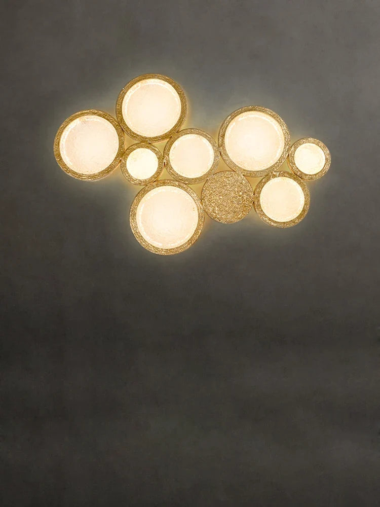 Refined Copper Wall Sconce with Decorative Mirror - view 3