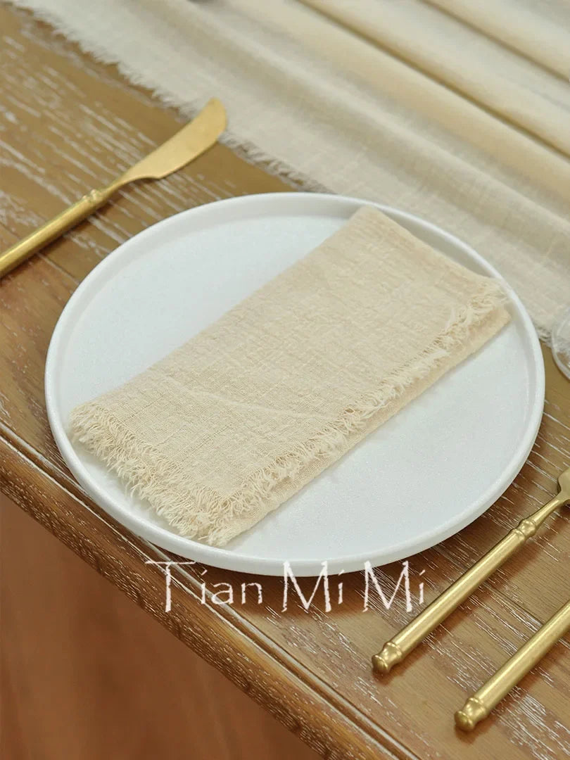 Table runner gauze cotton bohemian wedding party - view 7
