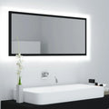 LED bathroom black 100x8,5x37 cm acrylic, modern Dressing room furniture girl bedroom bedside cabinet storage vanity wardrobe - view 6