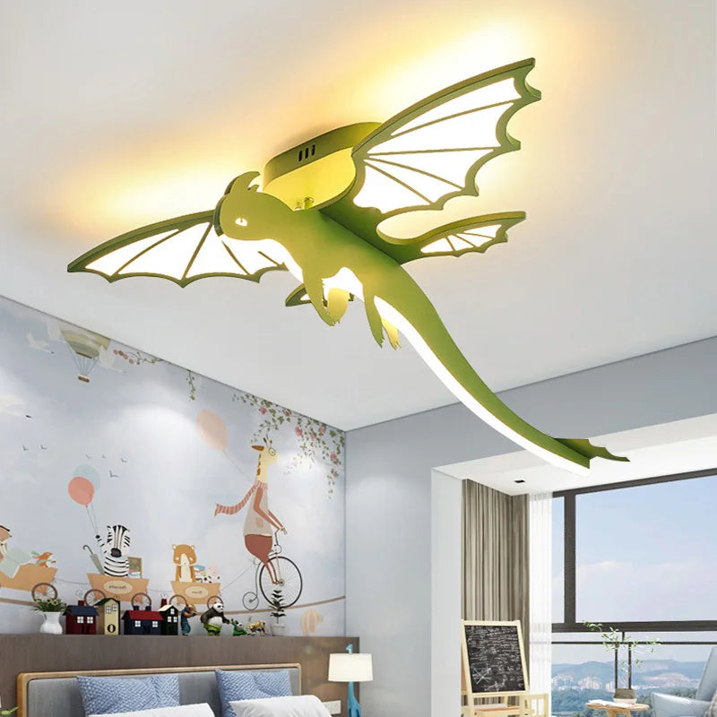 Dinosaur ceiling for children's room design playful and modern - view 3