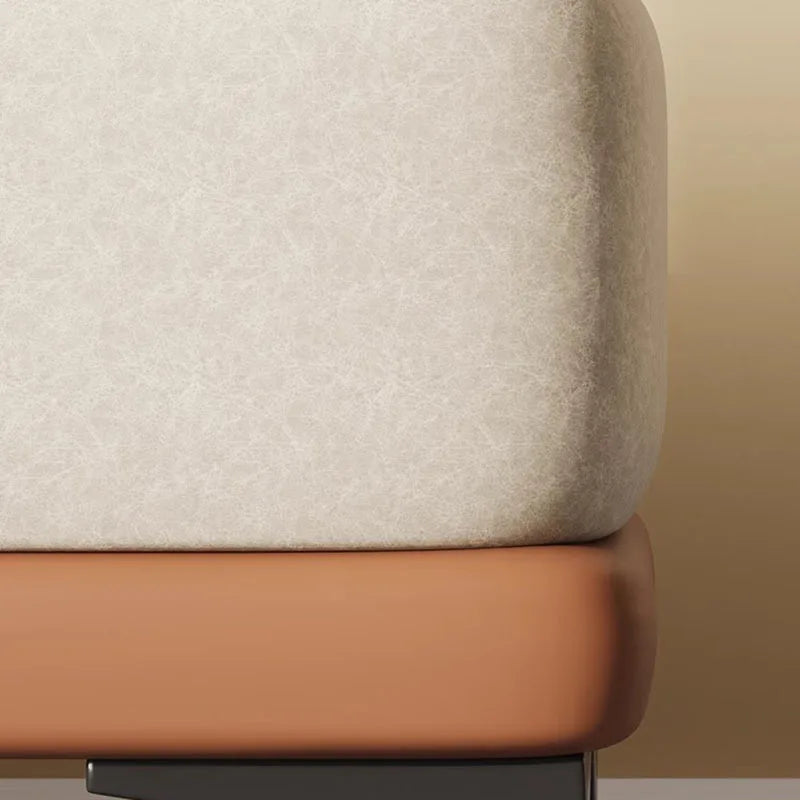 Modern nordic velvet stool unique and little bulky - view 5