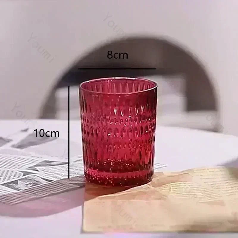 Glass soap bottle for elegant and practical bathroom - J-8x10cm