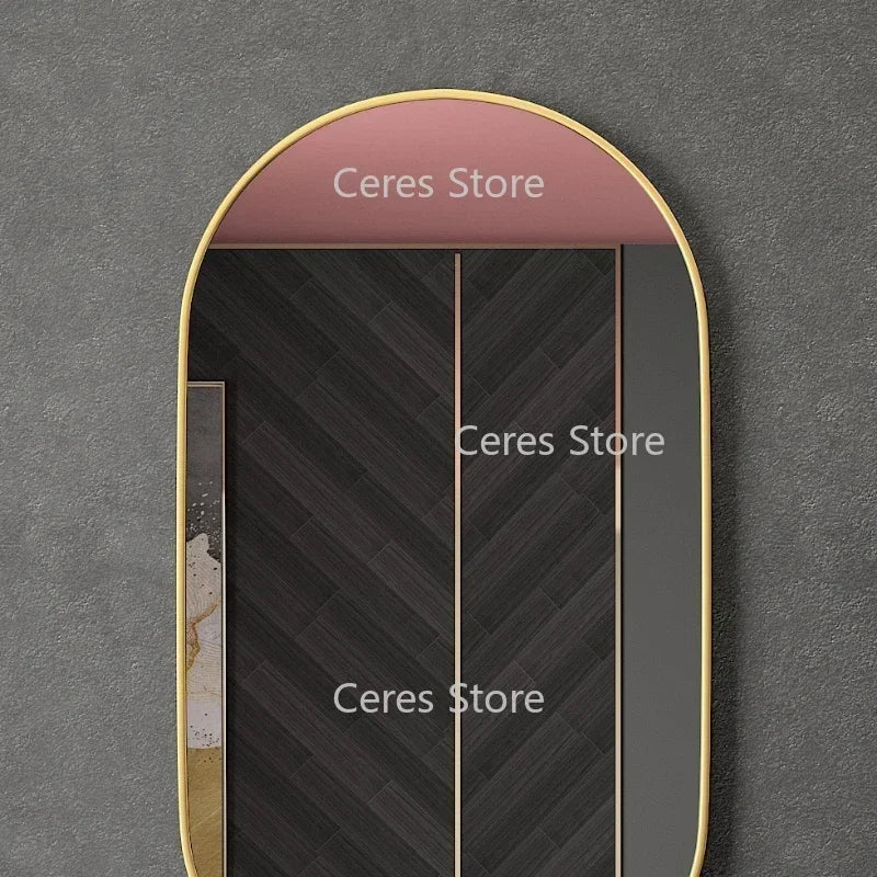Decorative mirror hanging for bathroom and makeup - view 2