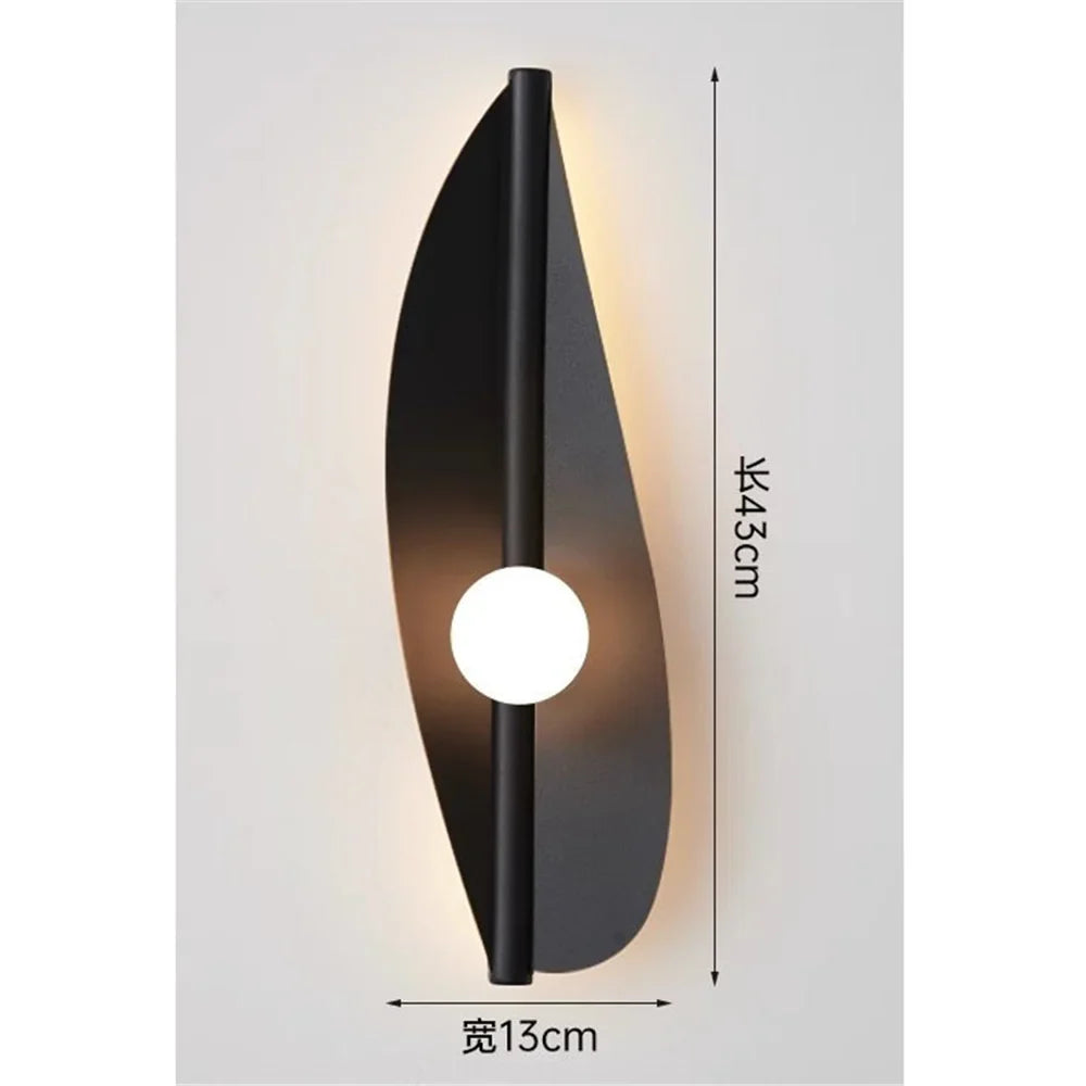 LED wall sconce design sheet in modern acrylic interior decoration - SUIS
