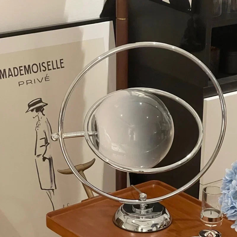 Rotary glass desk lamp Italian design 2024 - view 4