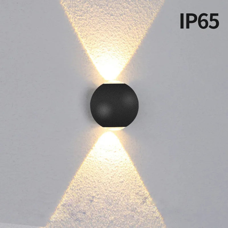 Modern led wall sconce for indoor and outdoor