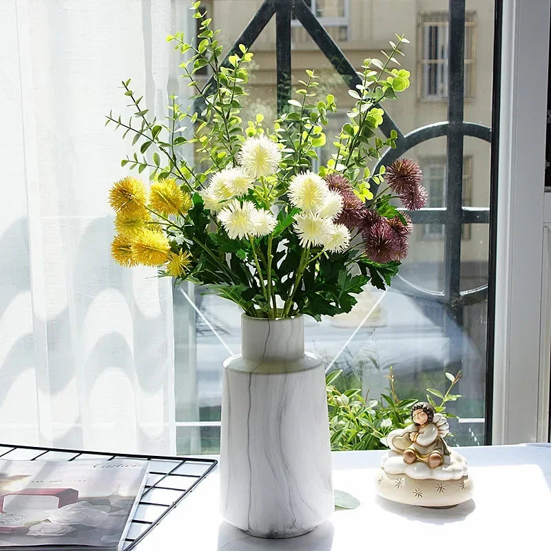 Artificial plastic ginseng ball flowers - view 4