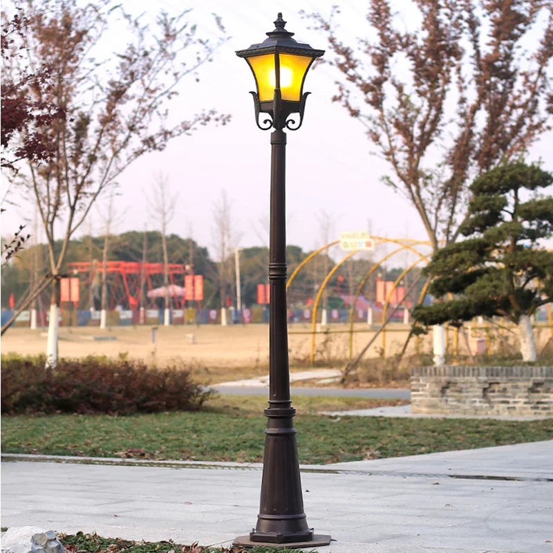 Retro aluminium garden lamp waterproof rustproof - view 4