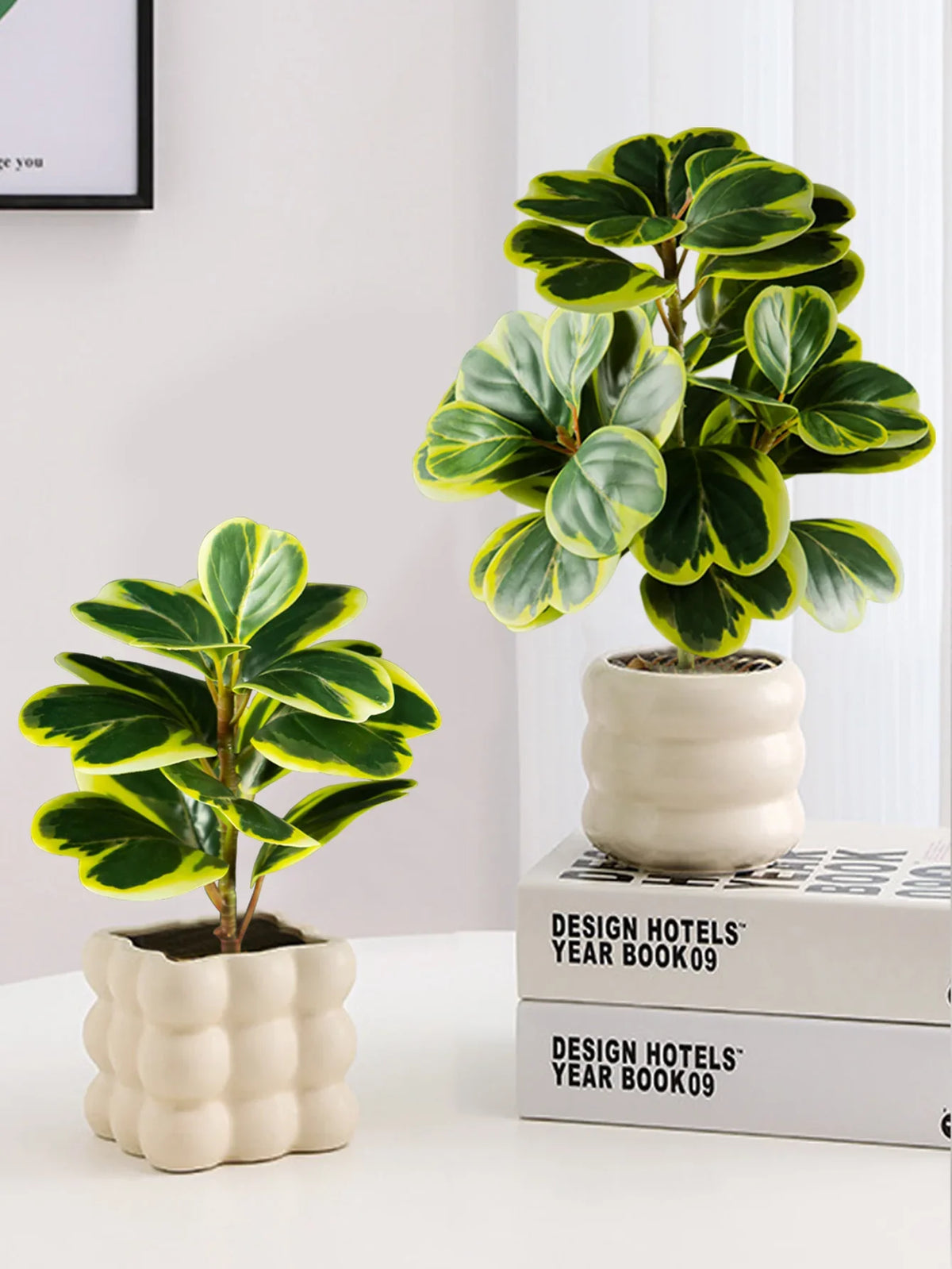 Small artificial plants heart leaves interior and exterior decoration - view 5