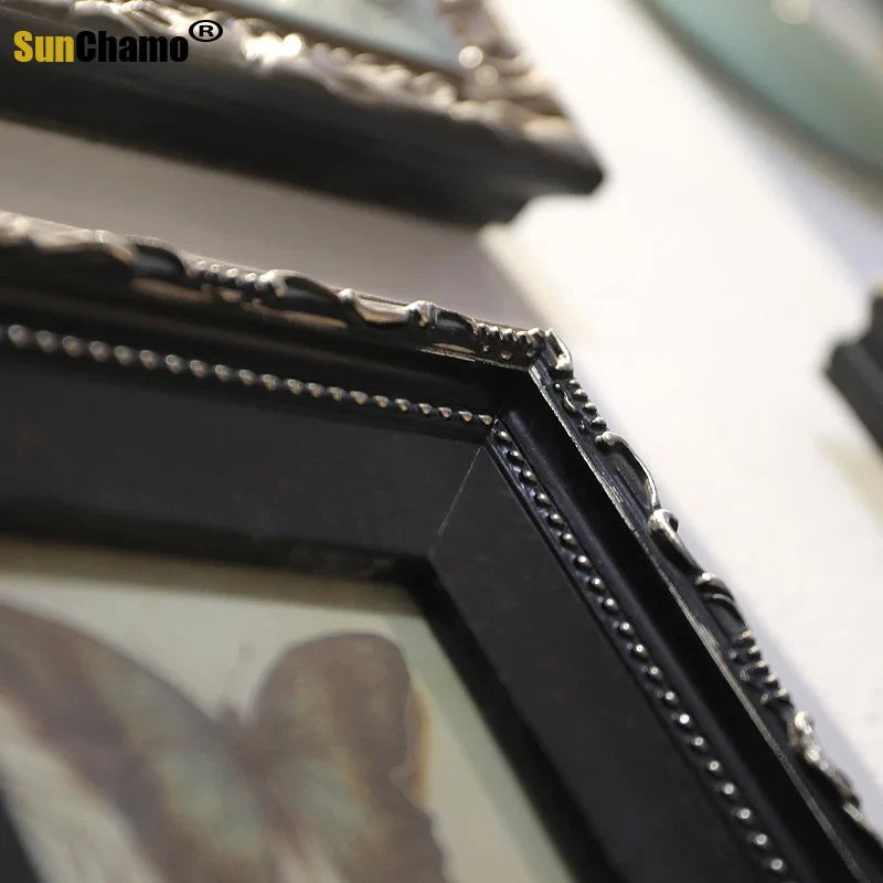 Retro wooden photo frame for interior decoration - view 6