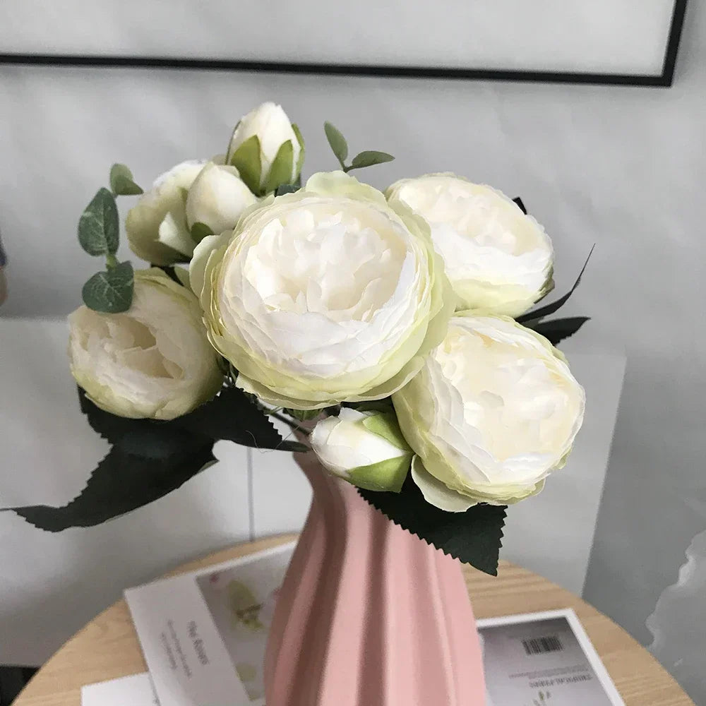 Bouquet of artificial peonies for wedding decoration and home - 10
