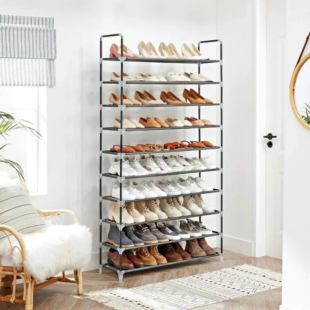 High-capacity, multipurpose dust resistant economic shoe shelf - view 5
