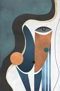 Light Grey Abstract Modern Wall Painting for Interiors - Light grey / 50x70cm unframed