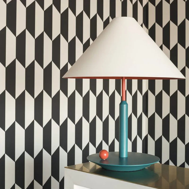 Scandinavian metal installation lamp with led bulb - view 3