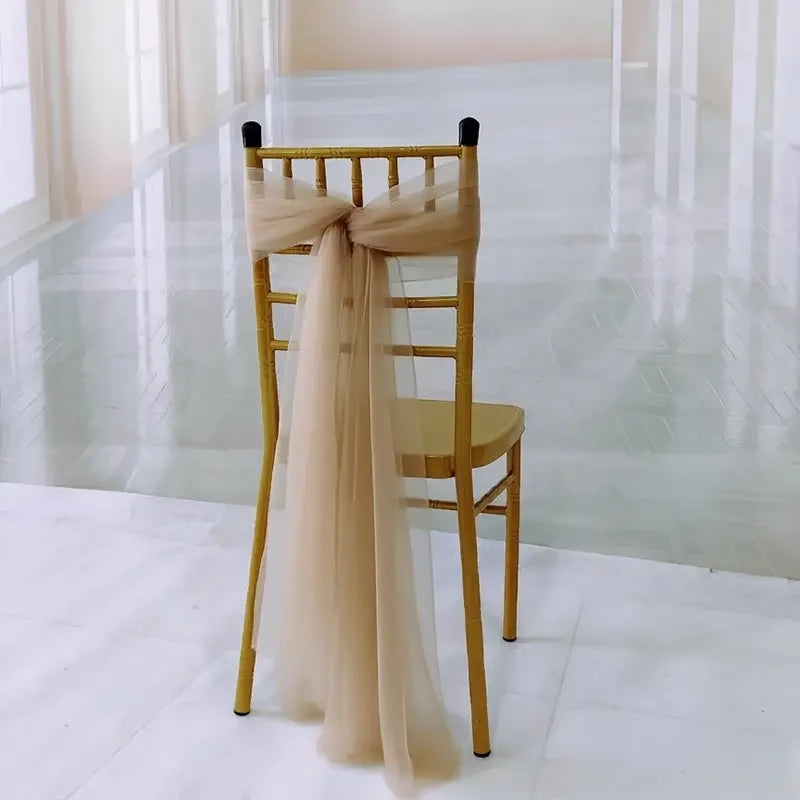Sheer Gauze Table Runner for Weddings and Parties, Design 1 - view 3