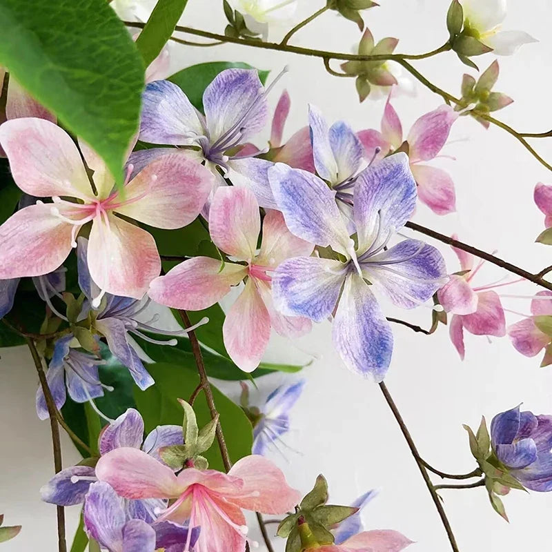 Artificial flowers hanging jasmine wedding decoration for balcony - view 6