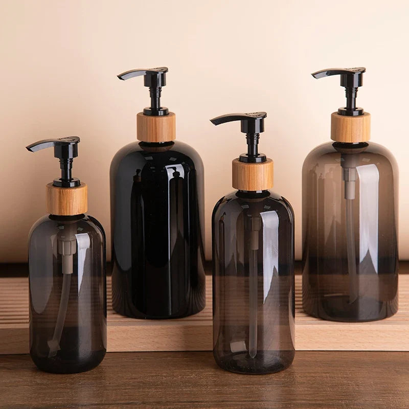 Refillable pump bottle for shampoo and shower gel - view 3