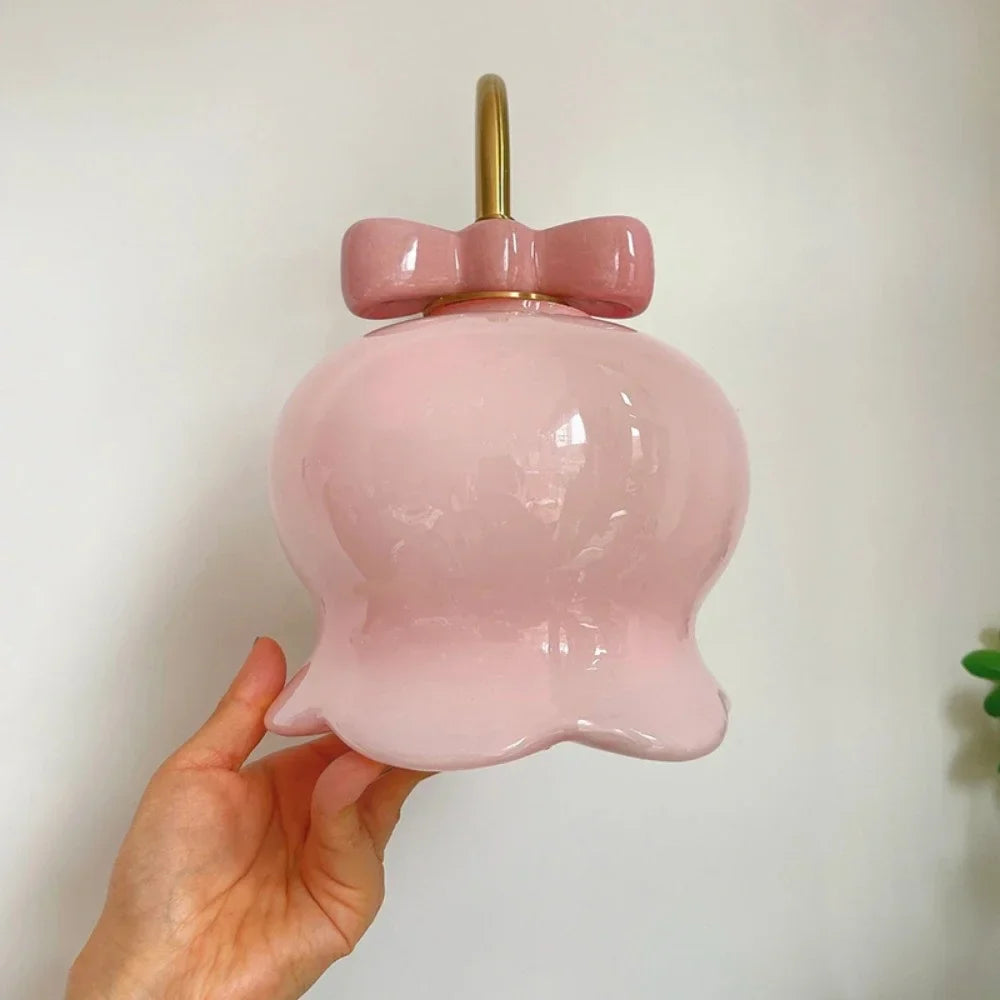 Single led wall sconce with knot for creative wall decoration