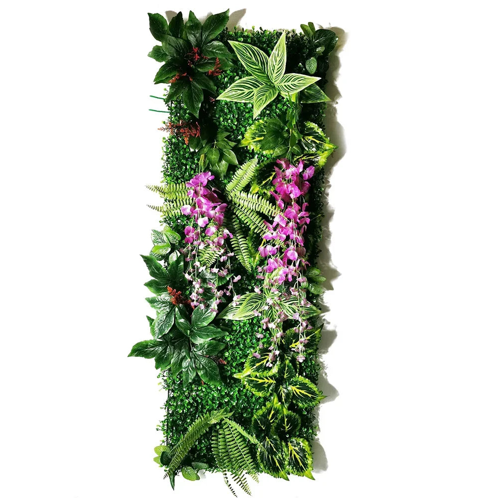 Artificial wall decoration grass chlorophytum for garden and events - Style15