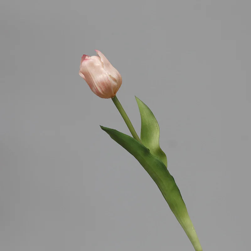 Realistic artificial tulips for wedding decorations and parties - Flesh Pink