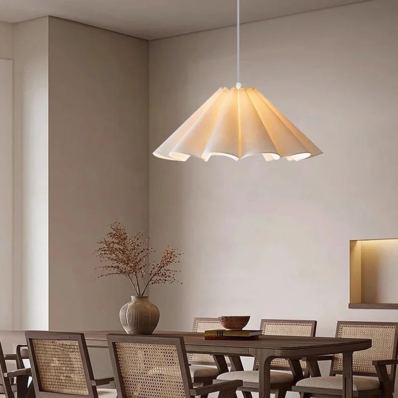 Pendant light in Japanese fabric wabi sabi for kitchen bar and restaurant - view 3