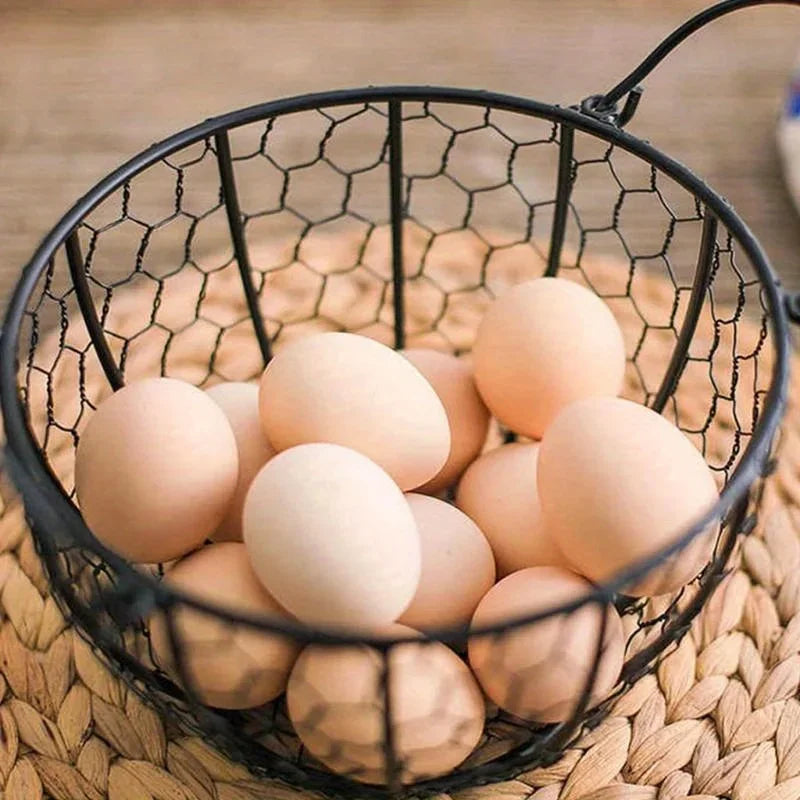 Metal egg basket for kitchen storage - view 6