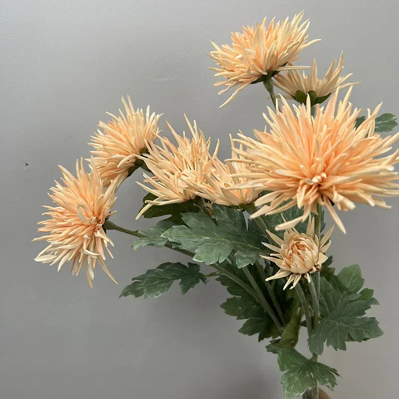 Artificial plant chrysanthemum touch realistic decoration mall - view 3