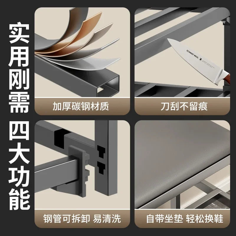 Padded foam shoe bench with practical storage - view 3