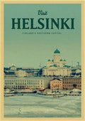 Retro Travel Poster Wall Art for Tourism, Design 23 - 23 / A3 16.5 x 11.8 inches