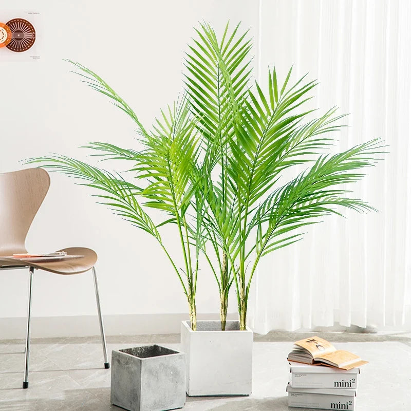 Artificial palm monstera and fern for outdoor interior decoration - view 2