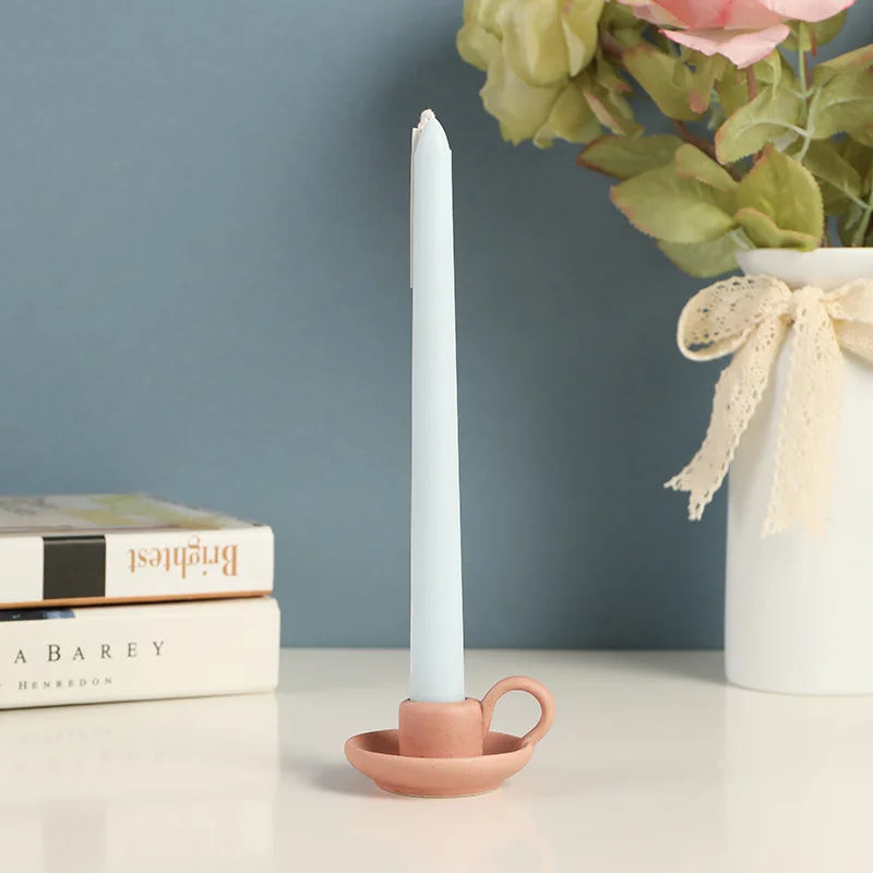 Nordic ceramic candle holder for elegant interior decoration - view 3