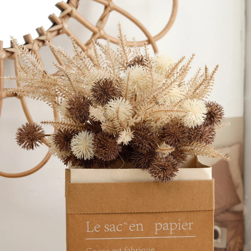 Set of artificial flower balls for decoration and DIY - view 3