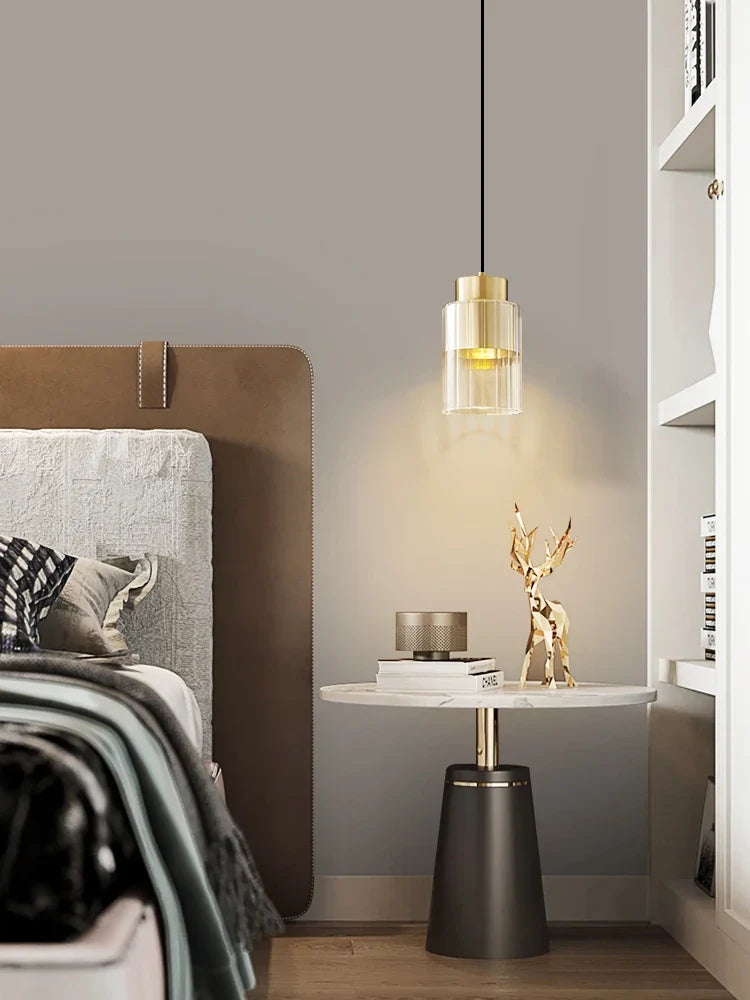 Modern copper pendant light for elegant interior decoration - view 3