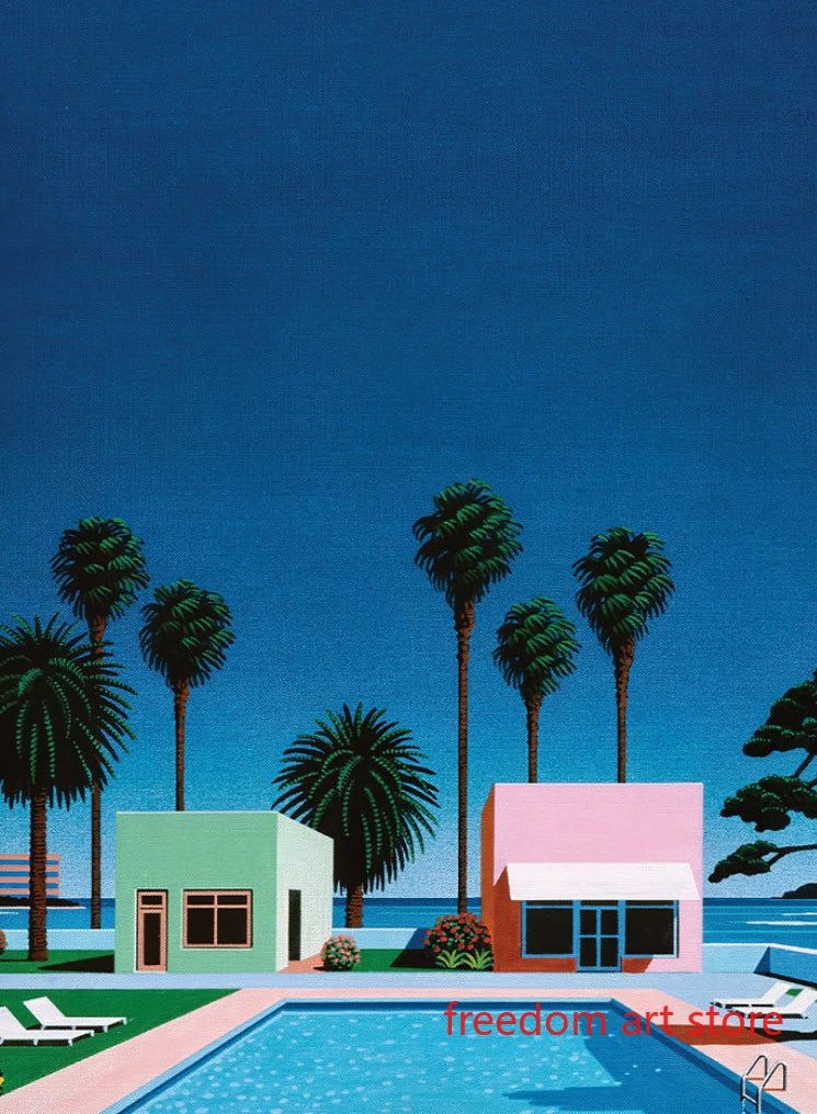 Abstract Japanese Vintage Art Poster by Hiroshi Nagai - 20X30cm Unframed / 20